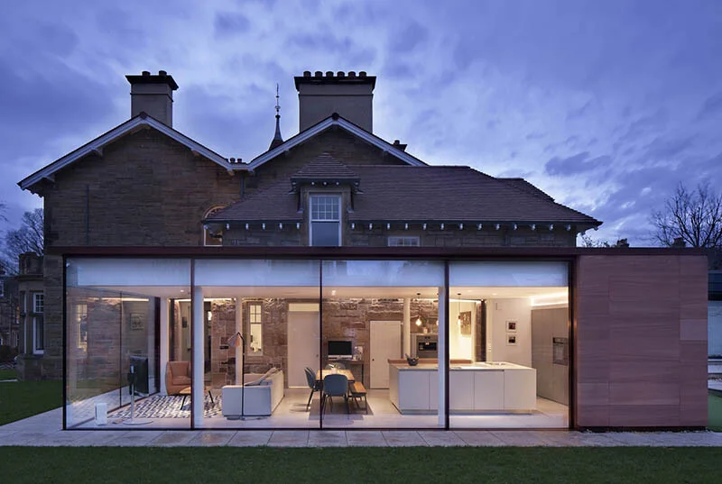 Edinburgh Pavillion_Main_rear_elevation_dusk-crop The Edinburgh Pavilion | Archer and Braun Architects